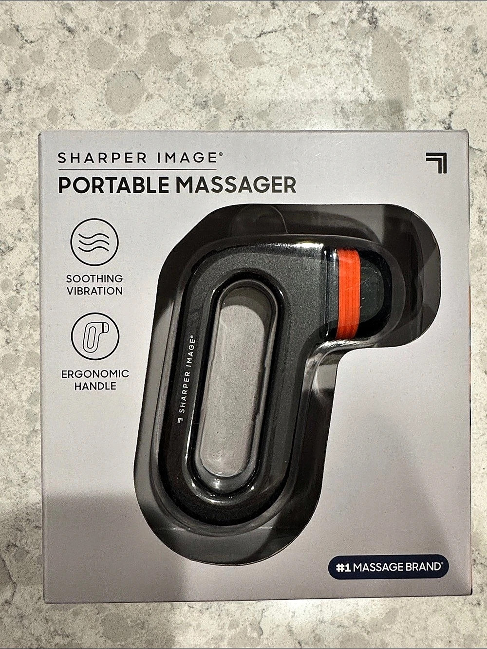 Sharper Image Portable Massager Black & Orange